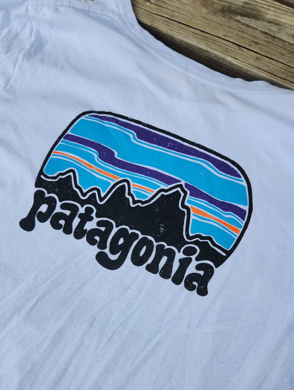 Patagonia Lavender Purple Pocket Tee Organic Cotton Large Regular Fit Casual - Picture 4 of 5